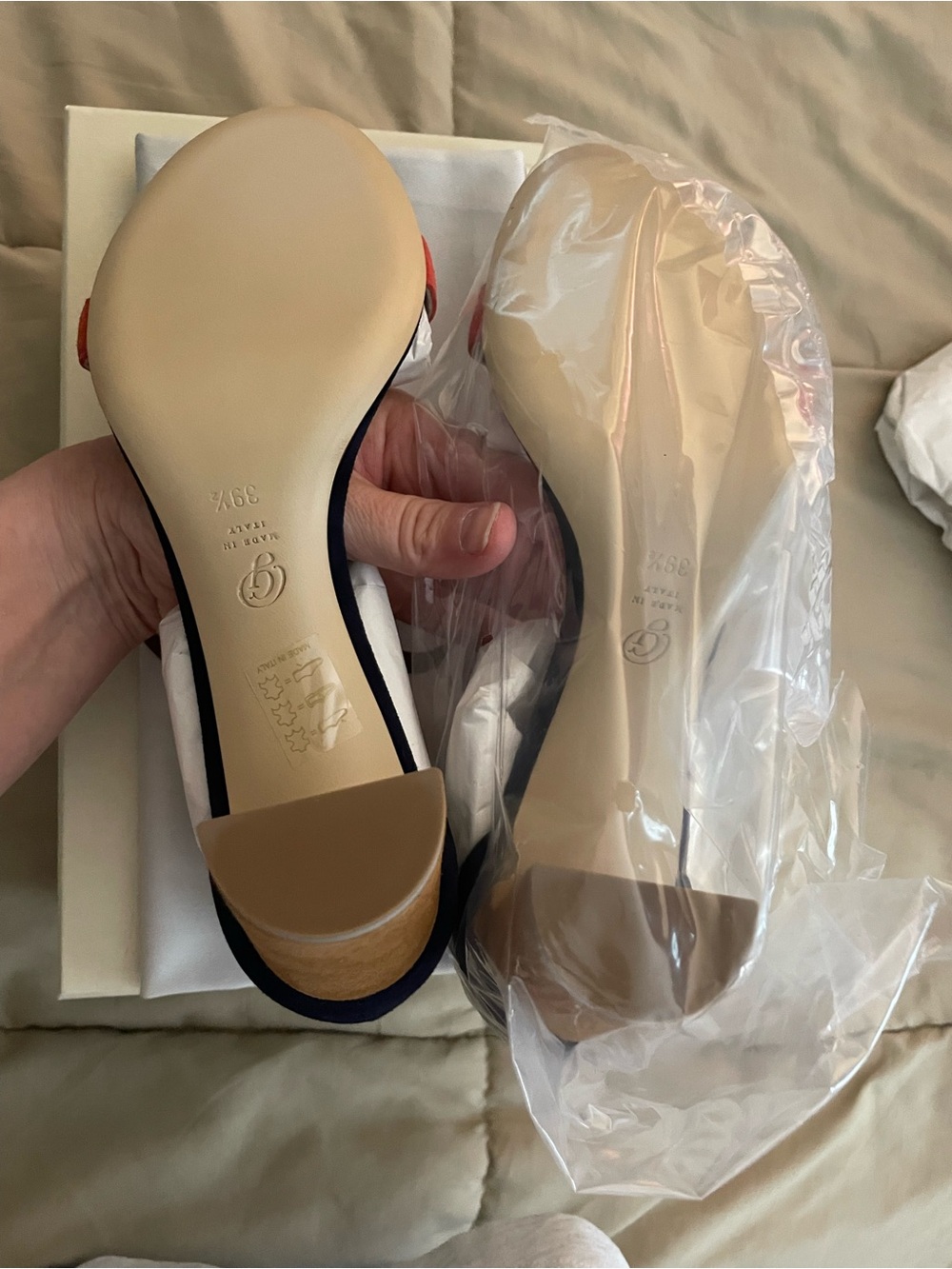 NIB M. Gemi The Pilone 70 mm dress sandal. - Picture 5 of 7